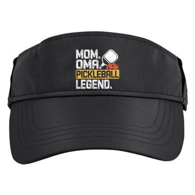 Mom Oma Pickleball Legend Vintage Gift Adult Drive Performance Visor