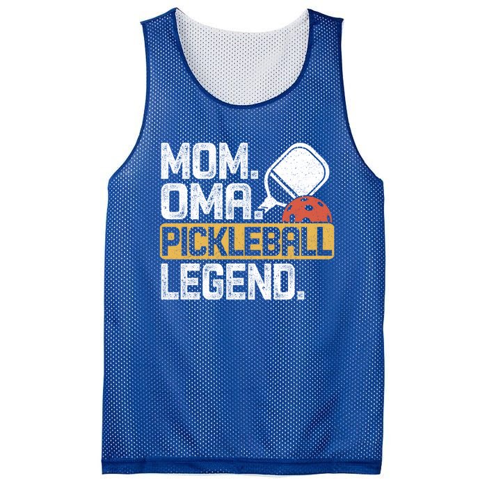 Mom Oma Pickleball Legend Vintage Gift Mesh Reversible Basketball Jersey Tank