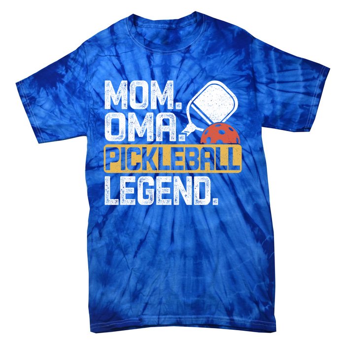 Mom Oma Pickleball Legend Vintage Gift Tie-Dye T-Shirt