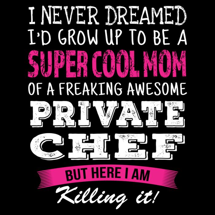 Mom Of Private Chef Funny I Never Dreamed Great Gift City Backpack