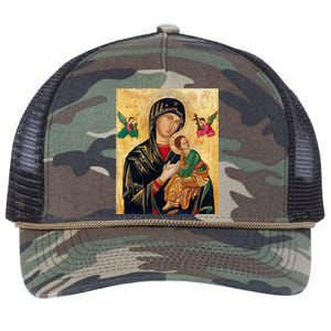 Mother Of Perpetual Help Retro Rope Trucker Hat Cap