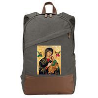 Mother Of Perpetual Help Cotton Canvas Backpack