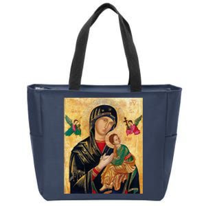 Mother Of Perpetual Help Zip Tote Bag