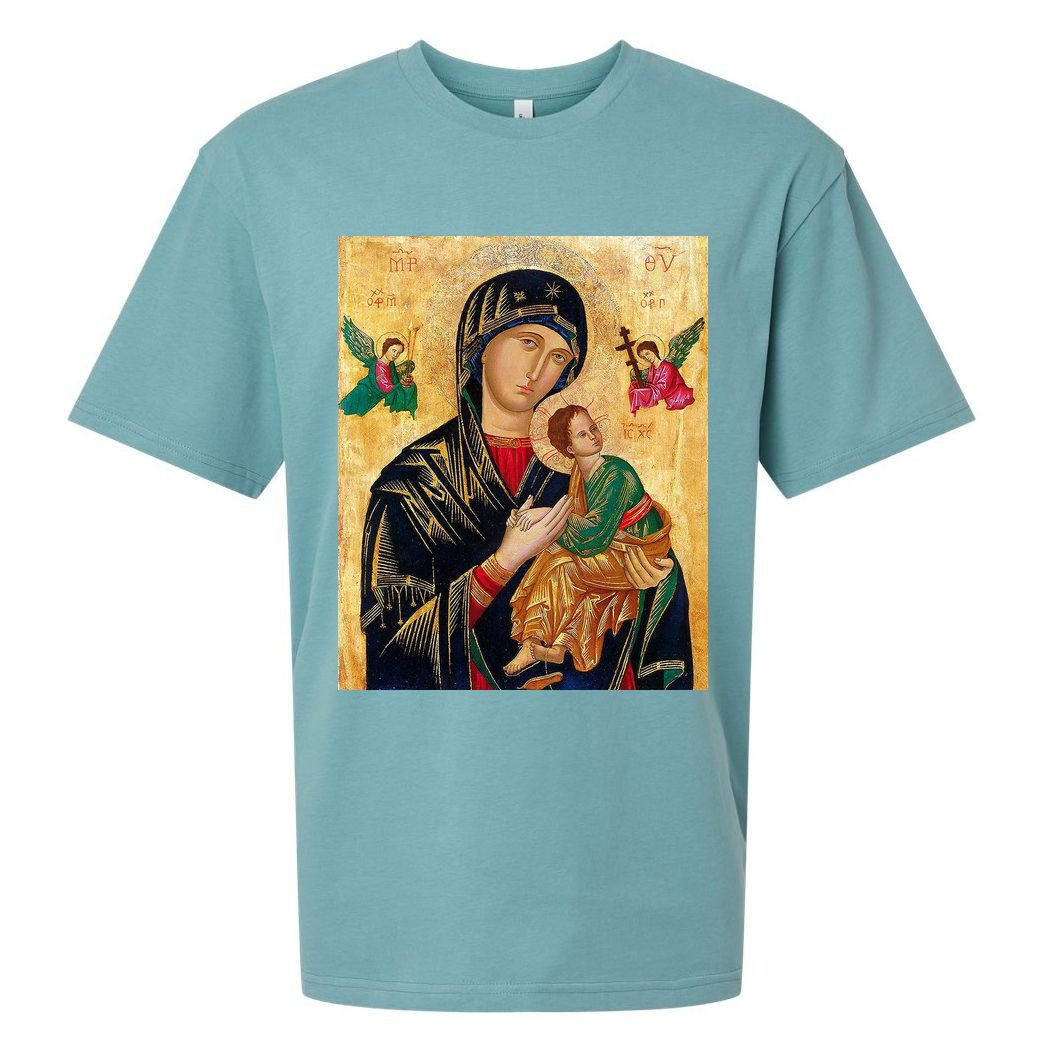 Mother Of Perpetual Help Sueded Cloud Jersey T-Shirt