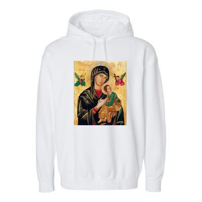 Mother Of Perpetual Help Garment-Dyed Fleece Hoodie