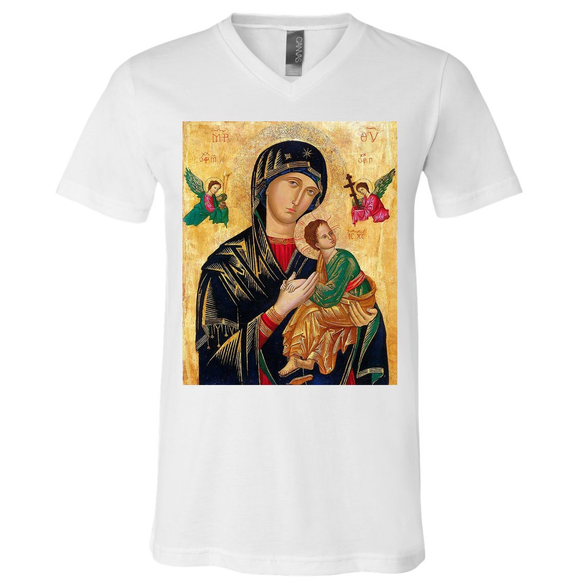 Mother Of Perpetual Help V-Neck T-Shirt