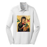 Mother Of Perpetual Help Silk Touch Performance Long Sleeve Polo