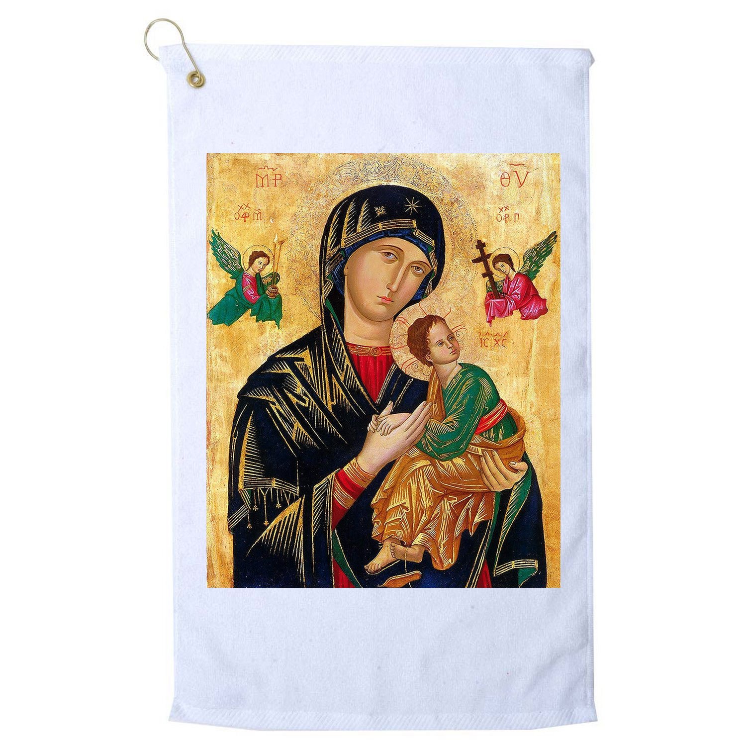 Mother Of Perpetual Help Golf Towel