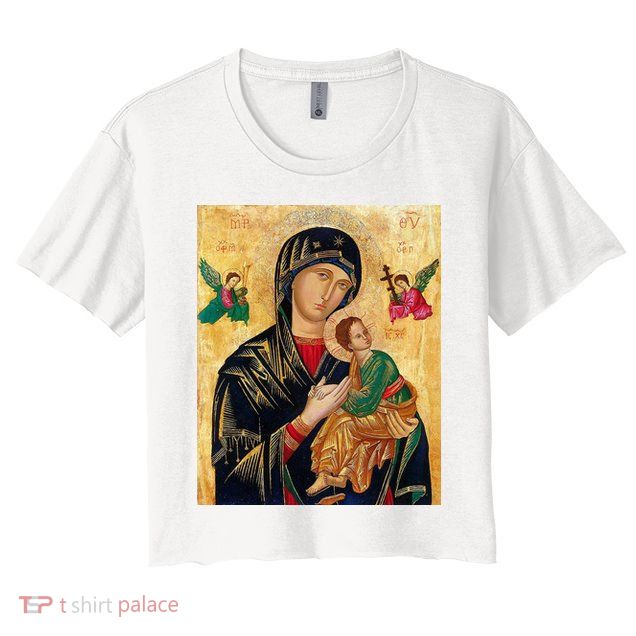Mother Of Perpetual Help Crop Top