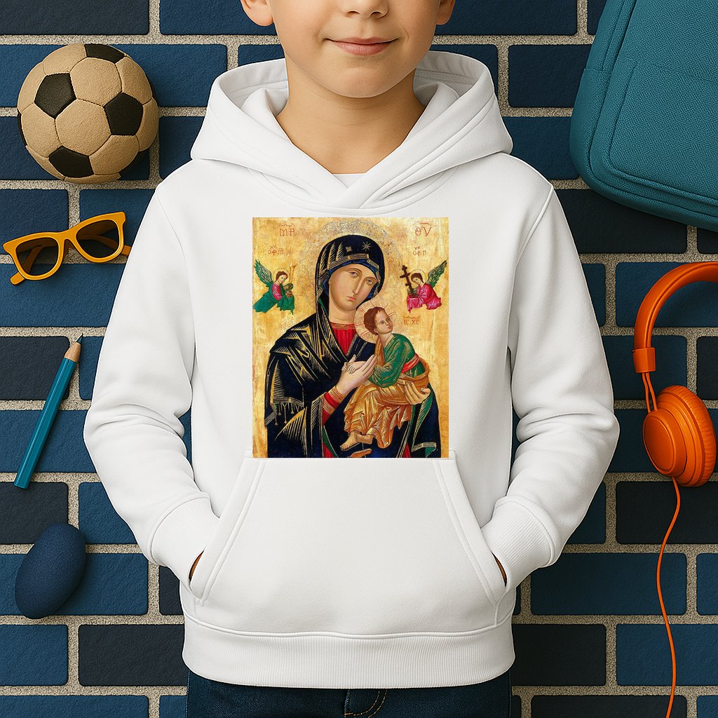Mother Of Perpetual Help Kids Hoodie