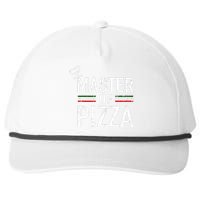 Master Of Pizza Italy Pizza Master Pizza Cooking Chef Snapback Five-Panel Rope Hat