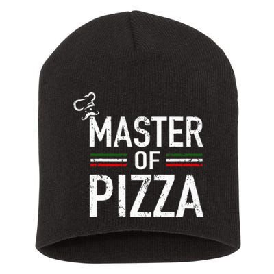 Master Of Pizza Italy Pizza Master Pizza Cooking Chef Short Acrylic Beanie