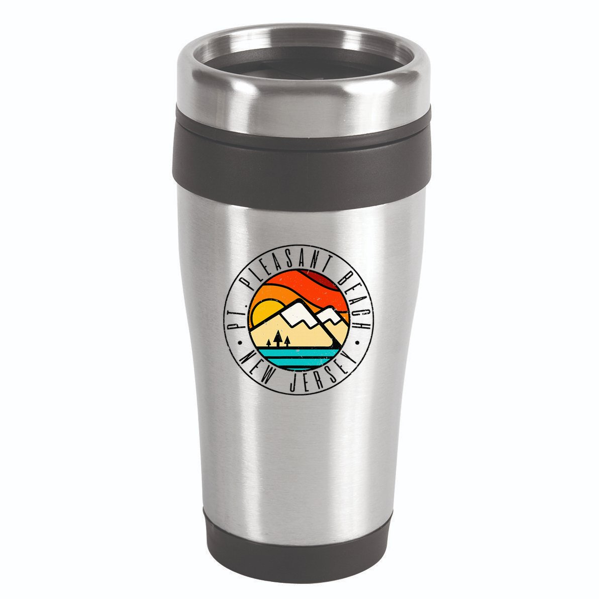 Minimalist Outdoors Pt. Pleasant Beach Point New Jersey Nj 16oz Travel Tumbler