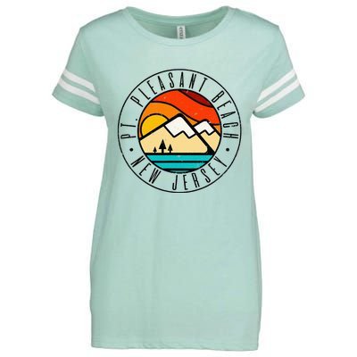 Minimalist Outdoors Pt. Pleasant Beach Point New Jersey Nj Enza Ladies Jersey Football T-Shirt