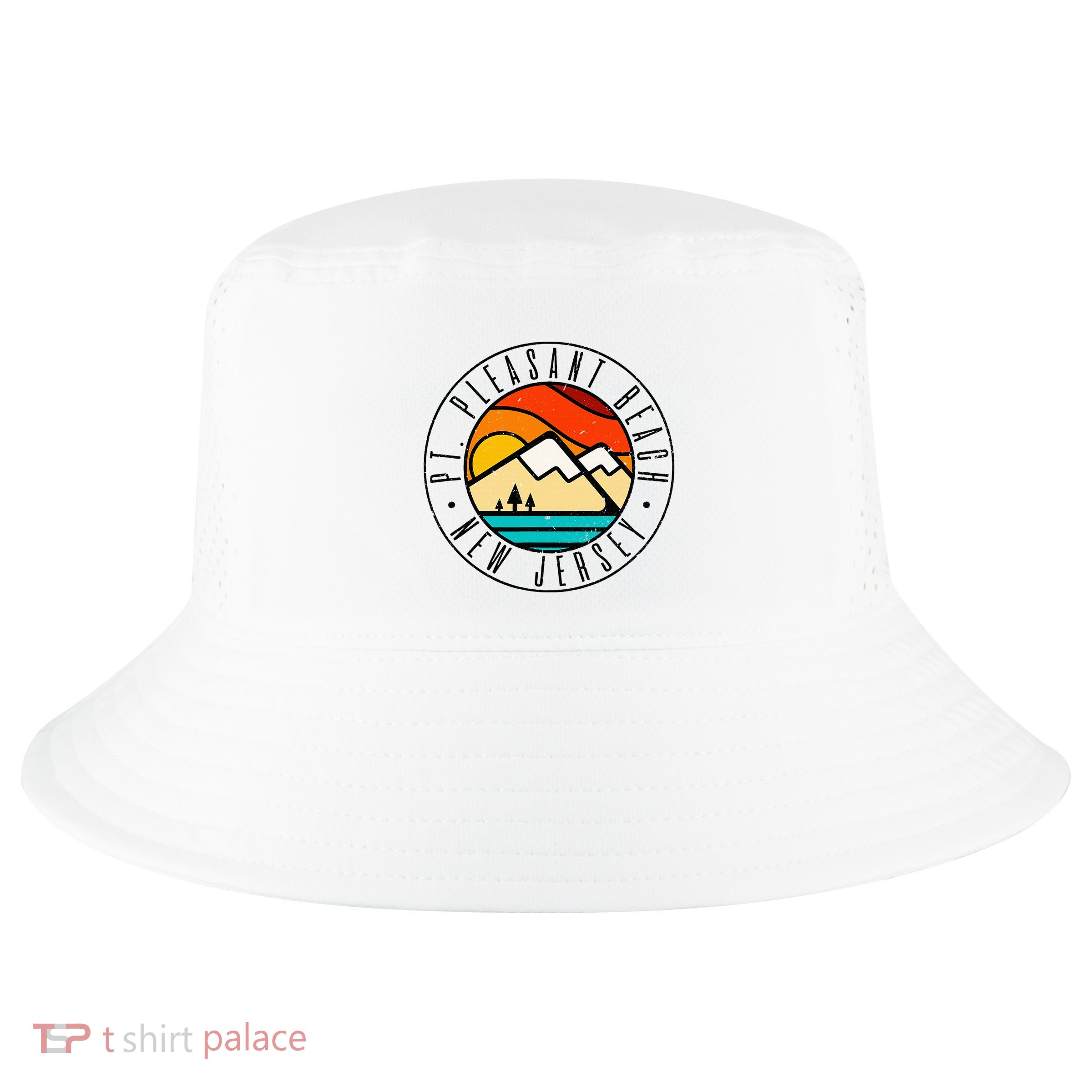Minimalist Outdoors Pt. Pleasant Beach Point New Jersey Nj Cool Comfort Performance Bucket Hat