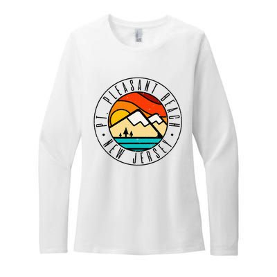 Minimalist Outdoors Pt. Pleasant Beach Point New Jersey Nj Womens CVC Long Sleeve Shirt