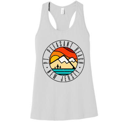 Minimalist Outdoors Pt. Pleasant Beach Point New Jersey Nj Women's Racerback Tank