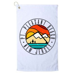 Minimalist Outdoors Pt. Pleasant Beach Point New Jersey Nj Platinum Collection Golf Towel