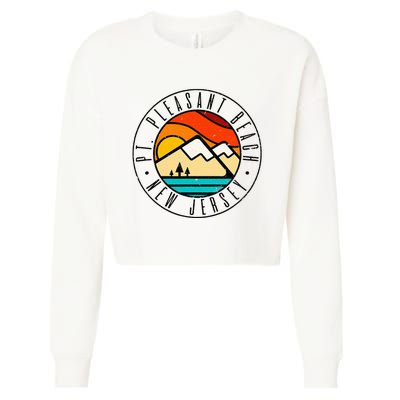 Minimalist Outdoors Pt. Pleasant Beach Point New Jersey Nj Cropped Pullover Crew