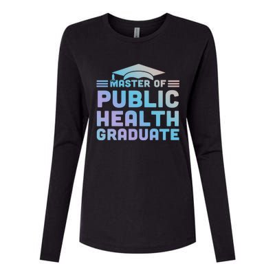 Master Of Public Health Senior Mph Grad University Cool Gift Womens Cotton Relaxed Long Sleeve T-Shirt