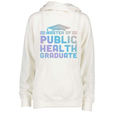 Master Of Public Health Senior Mph Grad University Cool Gift Womens Funnel Neck Pullover Hood