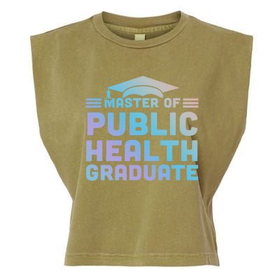 Master Of Public Health Senior Mph Grad University Cool Gift Garment-Dyed Women's Muscle Tee