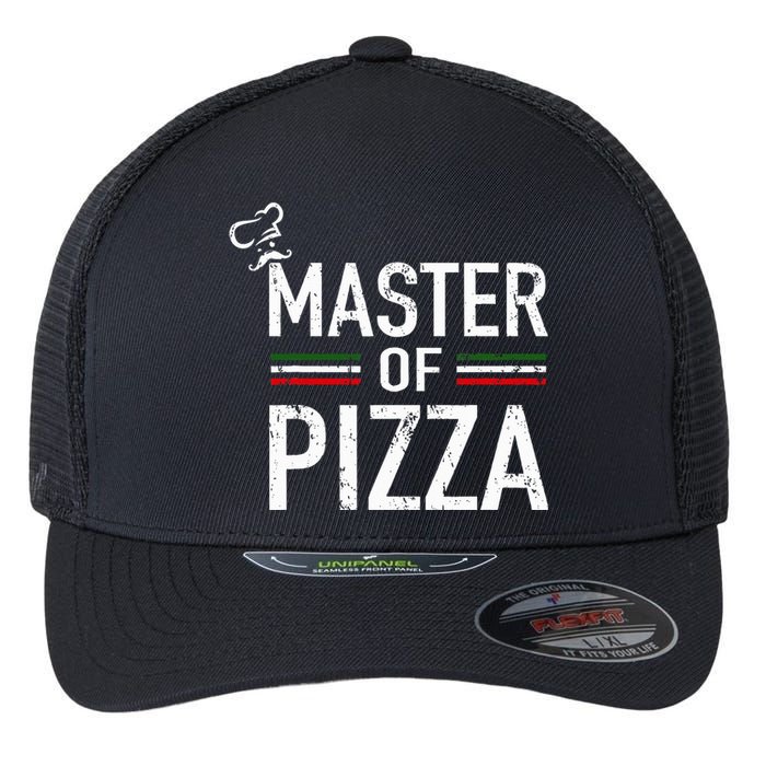 Master Of Pizza Italy Pizza Master Pizza Cooking Chef Flexfit Unipanel Trucker Cap