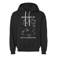 Man Overboard Prodcedure Sailing Ship Sailor Garment-Dyed Fleece Hoodie