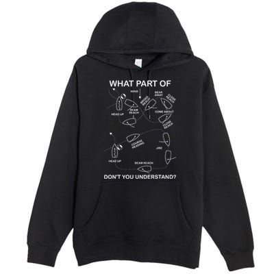 Man Overboard Prodcedure Sailing Ship Sailor Premium Pullover Hoodie