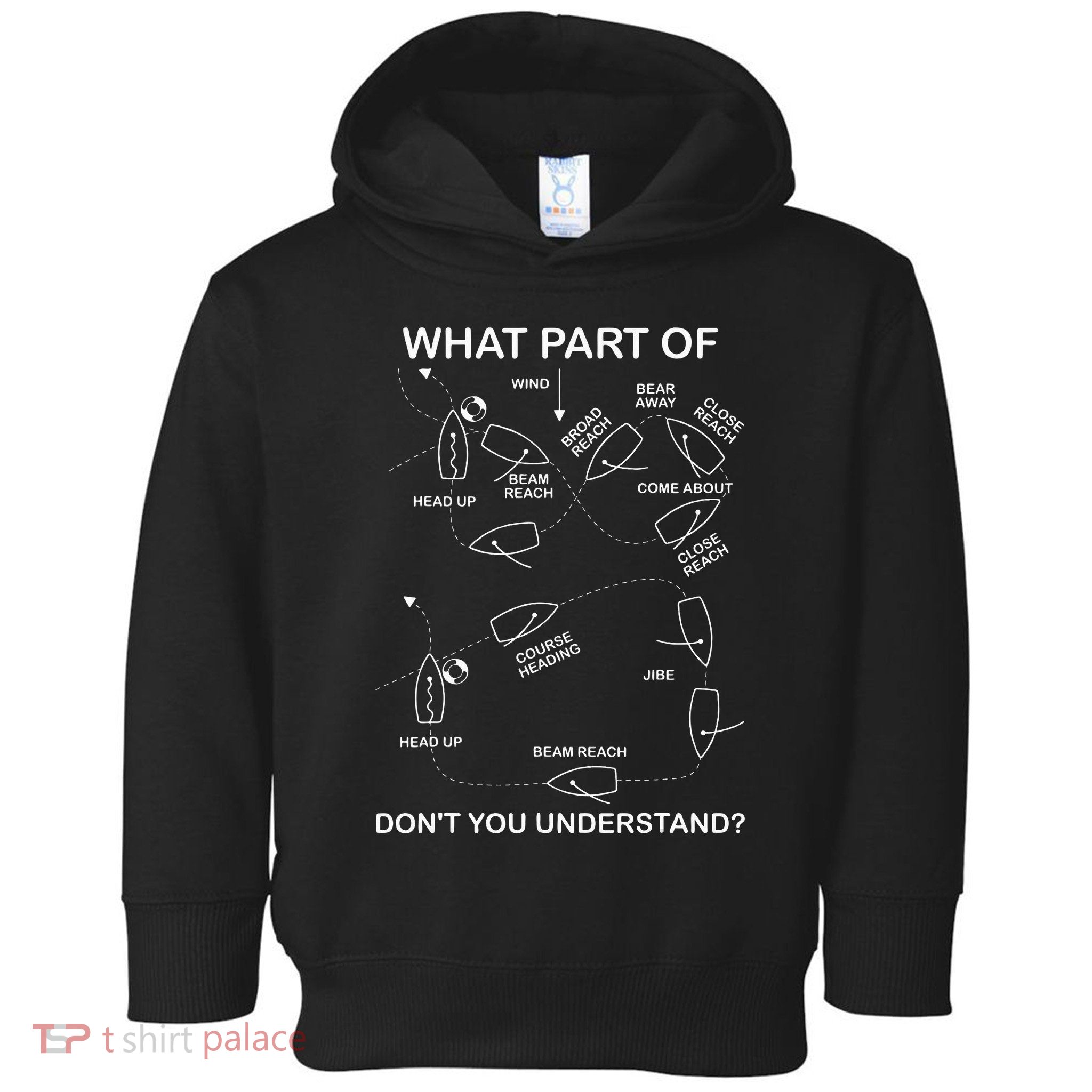 Man Overboard Prodcedure Sailing Ship Sailor Toddler Hoodie