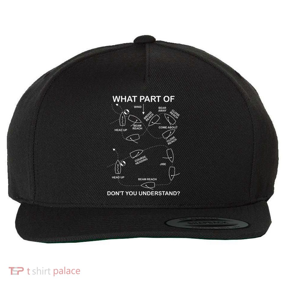 Man Overboard Prodcedure Sailing Ship Sailor Wool Snapback Cap