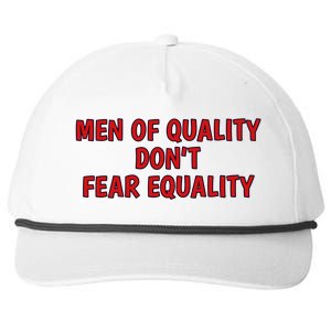 Men Of Quality Dont Fear Equality Equal Rights Supporter Cute Gift Snapback Five-Panel Rope Hat