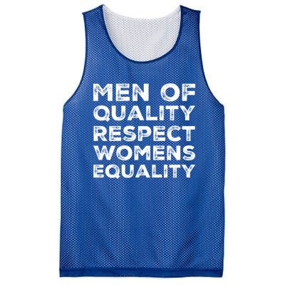 Men Of Quality Respect Rights Funny Gift Mesh Reversible Basketball Jersey Tank