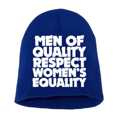 Men Of Quality Respect 'S Equality Gift Short Acrylic Beanie