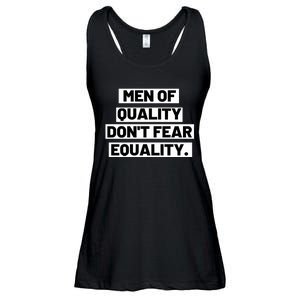 M.E.N. Of Quality Dont Fear Equality Ladies Essential Flowy Tank