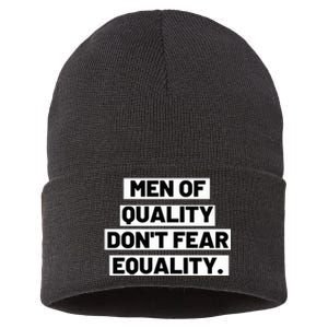 M.E.N. Of Quality Dont Fear Equality Sustainable Knit Beanie