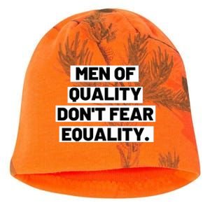 M.E.N. Of Quality Dont Fear Equality Kati - Camo Knit Beanie