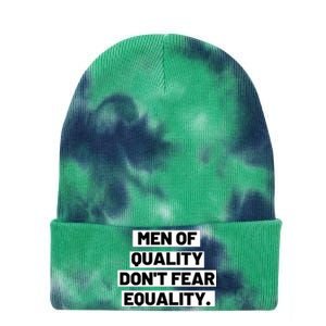 M.E.N. Of Quality Dont Fear Equality Tie Dye 12in Knit Beanie