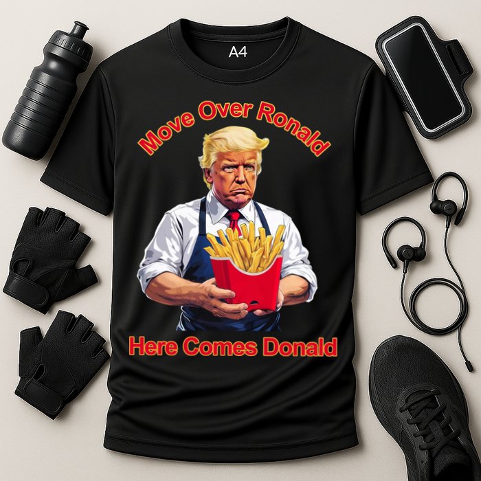 Move Over Ronald Heres Comes Donald Cooling Performance Crew T-Shirt
