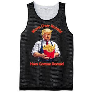 Move Over Ronald Heres Comes Donald Mesh Reversible Basketball Jersey Tank