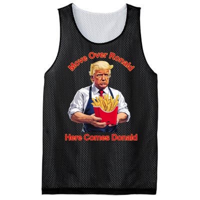 Move Over Ronald Heres Comes Donald Mesh Reversible Basketball Jersey Tank