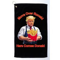 Move Over Ronald Heres Comes Donald Golf Towel