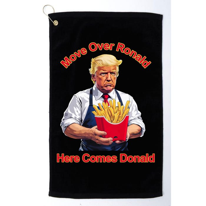 Move Over Ronald Heres Comes Donald Golf Towel