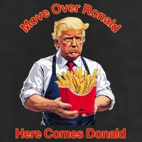 Move Over Ronald Heres Comes Donald Golf Towel