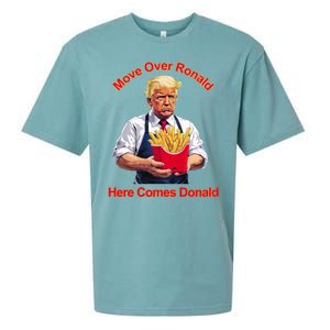 Move Over Ronald Heres Comes Donald Sueded Cloud Jersey T-Shirt