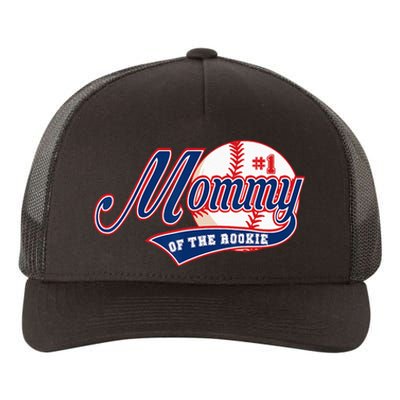 Mommy Of Rookie 1st Birthday Baseball Theme Matching Party Yupoong Adult 5-Panel Trucker Hat