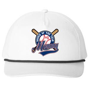 Mommy Of Rookie 1st Birthday Baseball Theme Matching Party Gift Snapback Five-Panel Rope Hat