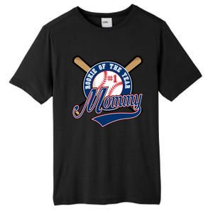 Mommy Of Rookie 1st Birthday Baseball Theme Matching Party Gift Tall Fusion ChromaSoft Performance T-Shirt