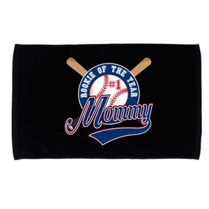 Mommy Of Rookie 1st Birthday Baseball Theme Matching Party Gift Microfiber Hand Towel