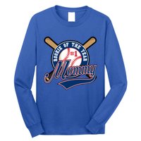 Mommy Of Rookie 1st Birthday Baseball Theme Matching Party Gift Long Sleeve Shirt